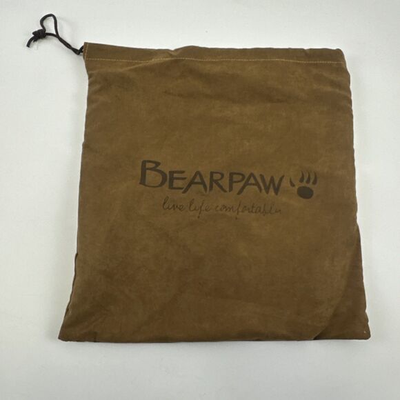 Bearpaw Amber Bootie Taupe Pull On Ankle Suede Patchwork Wool Sheepskin New W 8 - Picture 15 of 16